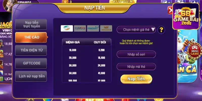 Giới thiệu 68 game bài qua những ưu điểm nổi bật