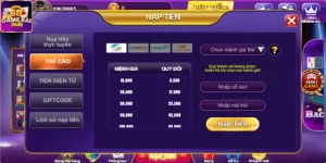 Nạp dễ dàng tại 68 game bài